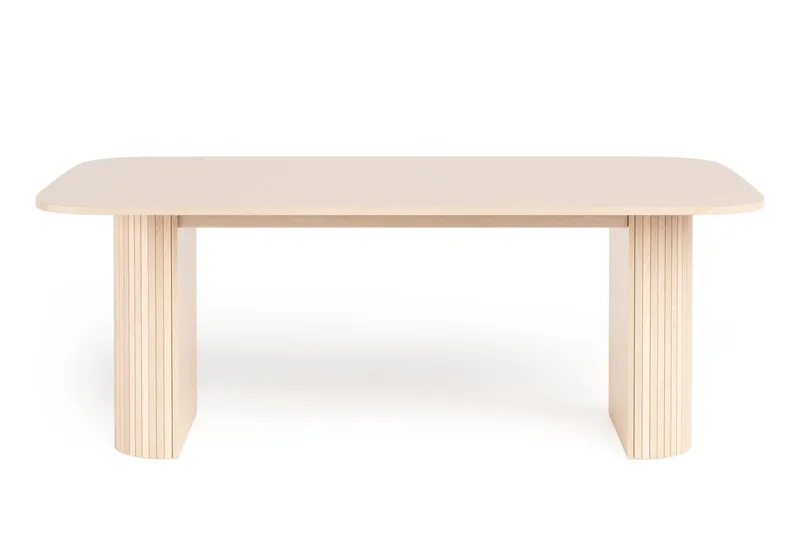 Kopparbo Spisebord Lyst tre Rektangulært 200 cm, Hvitlasert Eik