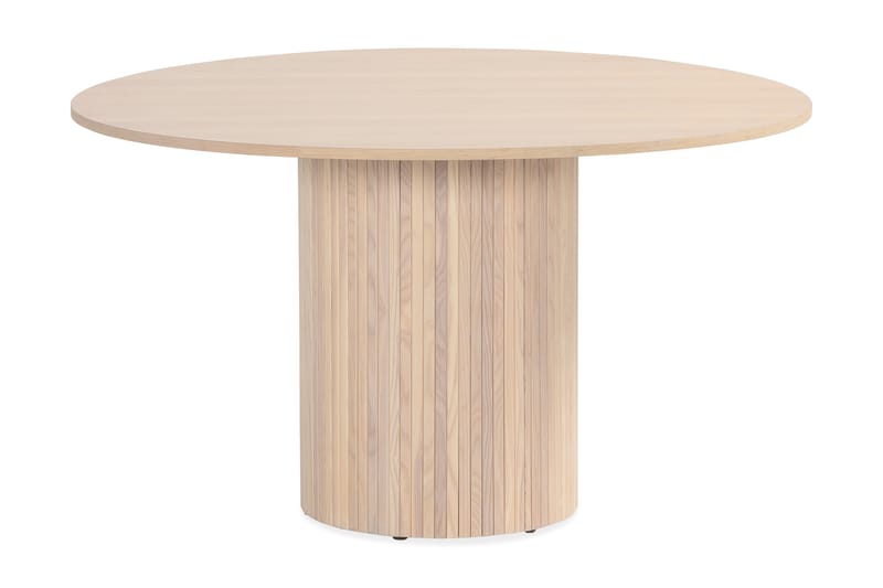 Kopparbo Spisebord Rundt 130 cm - Hvit - Spisebord & kjøkkenbord