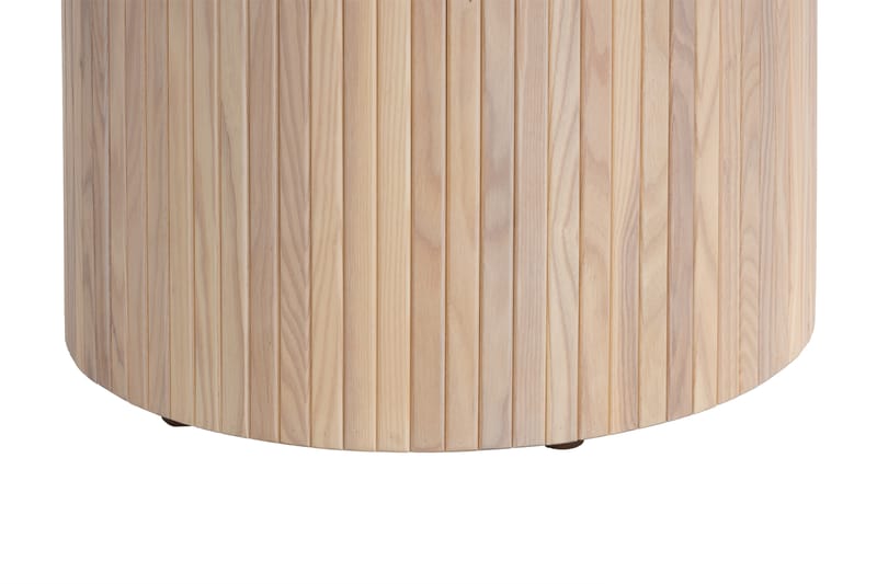Kopparbo Spisebord Rundt 130 cm - Lyst hvitlasert eik - Spisebord & kjøkkenbord