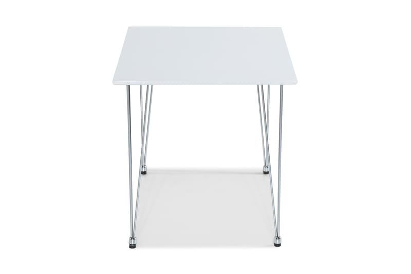 Kronblom Rektangulært Spisebord 120 cm i Tre med Metallutseende - Hvit - Møbler - Bord - Spisebord & kjøkkenbord