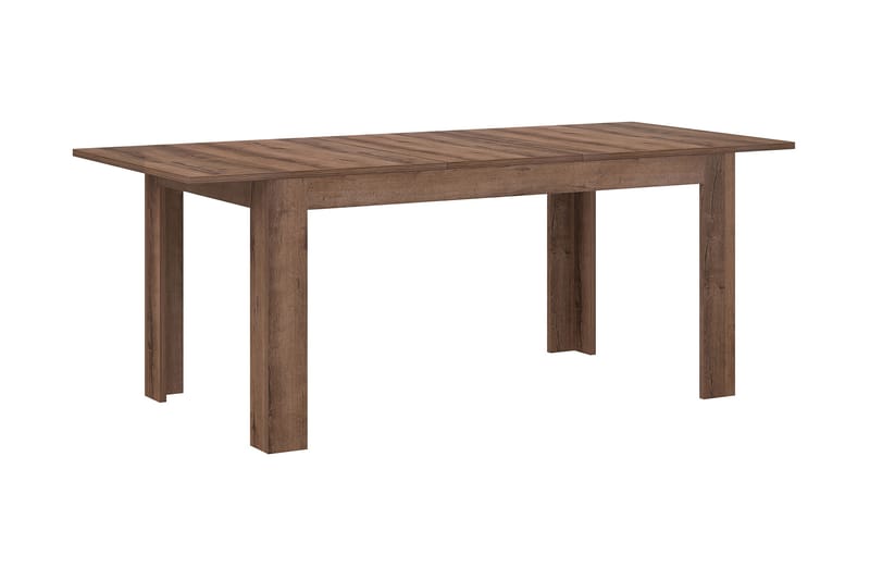 Kulatas Forlengningsbart Spisebord 160 cm - Brun - Møbler - Bord - Spisebord & kjøkkenbord