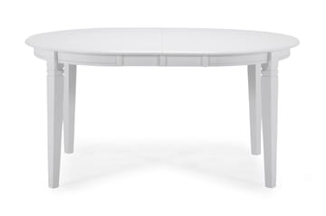 Läckö Forlengningsbart Spisebord 150 cm Ovalt - Hvit - Møbler - Bord - Spisebord & kjøkkenbord