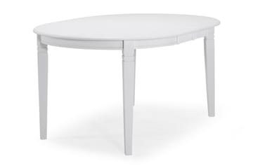 Läckö Forlengningsbart Spisebord 150 cm Ovalt - Hvit - Møbler - Bord - Spisebord & kjøkkenbord