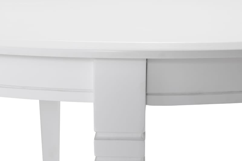 Läckö Forlengningsbart Spisebord 150 cm Ovalt - Hvit - Møbler - Bord - Spisebord & kjøkkenbord