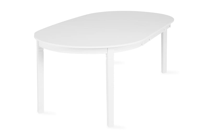 Läckö Spisebord 200 cm Ovalt - Hvit - Spisebord & kjøkkenbord