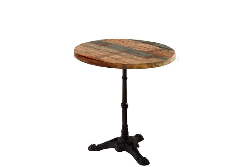 Laikera Spisebord 60 cm - Resikulert Tre/Svart - Spisebord & kjøkkenbord