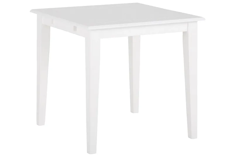 Laios Lite Kvadratisk Spisebord 80 cm i Tre - Hvit - Møbler - Bord - Spisebord & kjøkkenbord