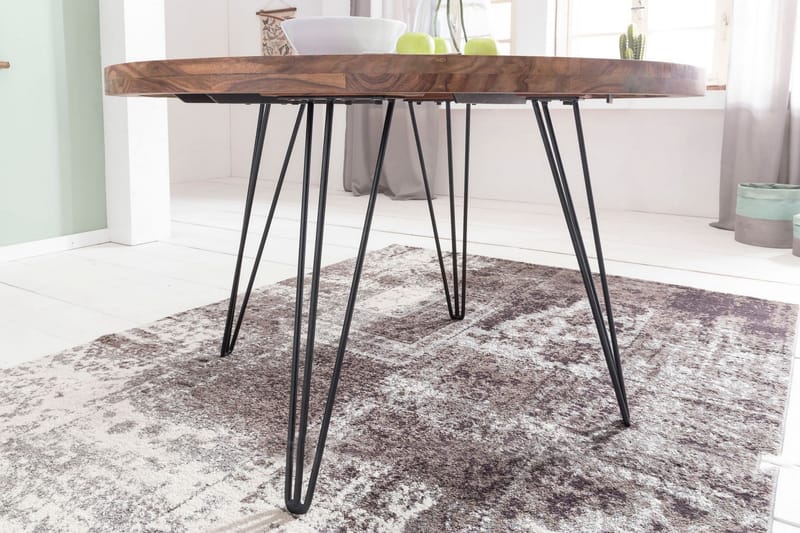 Langner Spisebord 120 cm - Brun - Møbler - Bord - Spisebord & kjøkkenbord