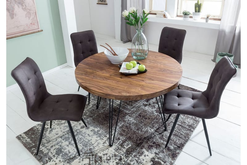 Langner Spisebord 120 cm - Brun - Møbler - Bord - Spisebord & kjøkkenbord
