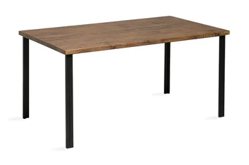 Laredo Rektangulært Spisebord 150 cm i Metall med Valnøttutseende - Mørkebrun - Møbler - Bord - Spisebord & kjøkkenbord