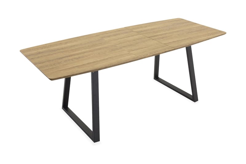 Leah Forlengningsbart Spisebord - Tre/Svart - Spisebord & kjøkkenbord