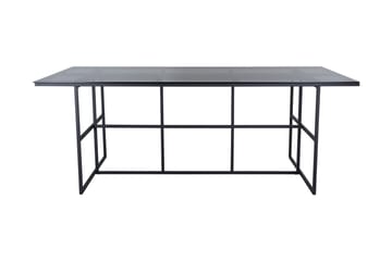Leif Spisebord 200 cm - Glas/Sort - Møbler - Bord - Spisebord & kjøkkenbord