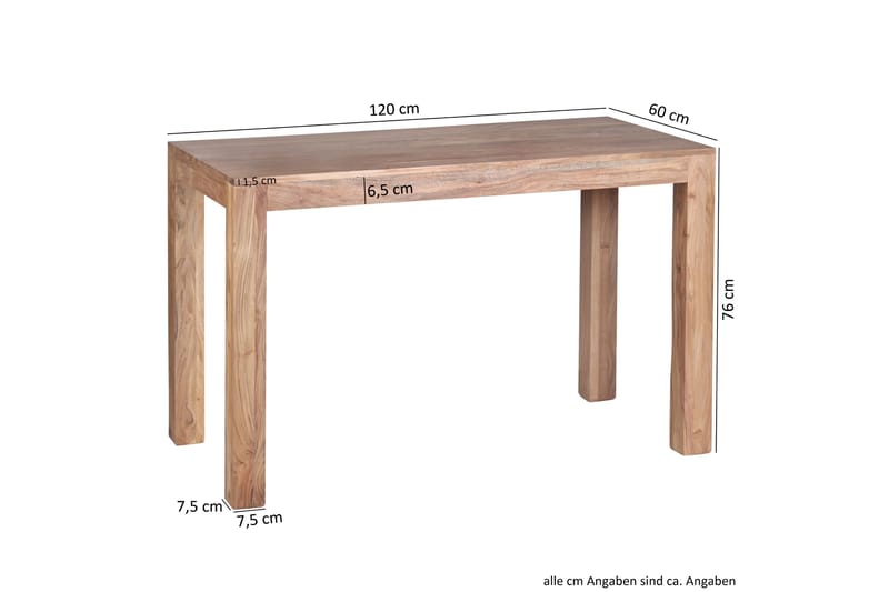 Lemahieu Spisebord 120 cm - Brun - Møbler - Bord - Spisebord & kjøkkenbord