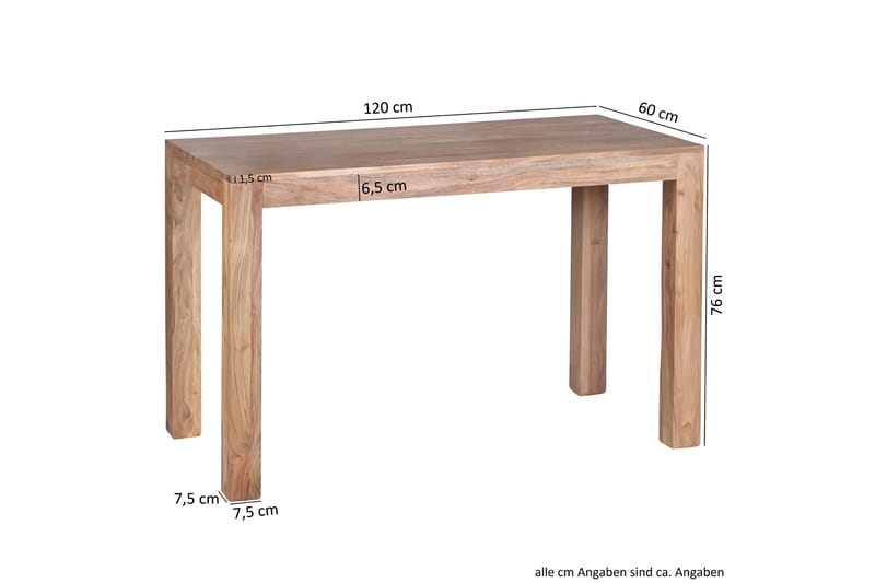 Lemahieu Spisebord 120 cm - Brun - Møbler - Bord - Spisebord & kjøkkenbord