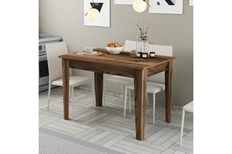 Levents Spisebord 110x72 cm Brun - Hanah Home - Møbler - Bord - Spisebord & kjøkkenbord
