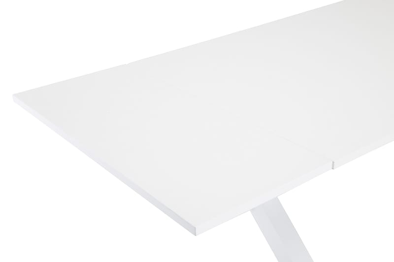 Linnea Spisestue 180 cm - X-ben/Hvit lakk - Spisebord & kjøkkenbord