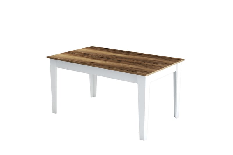 Lissione Spisebord 145x88 cm Brun/Hvit - Hanah Home - Møbler - Bord - Spisebord & kjøkkenbord