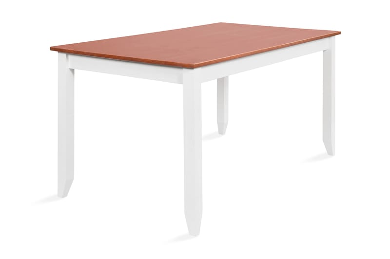 Livesey Spisebord 160 cm - Tre/Hvit - Spisebord & kjøkkenbord