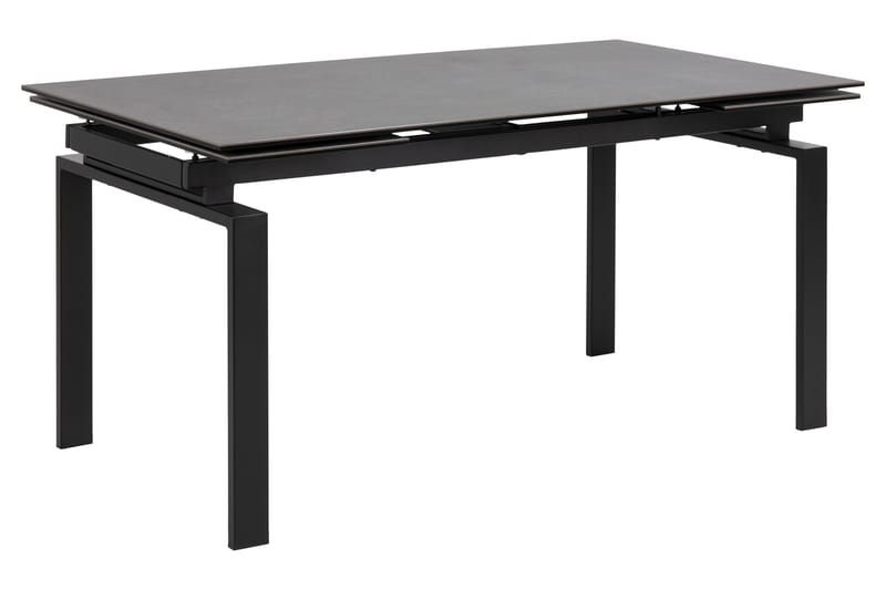 Lucksom Spisebord 240 cm - Glass/Svart/Matt Svart - Møbler - Bord - Spisebord & kjøkkenbord
