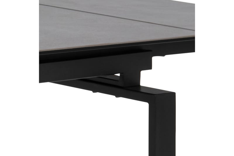 Lucksom Spisebord 240 cm - Glass/Svart/Matt Svart - Møbler - Bord - Spisebord & kjøkkenbord
