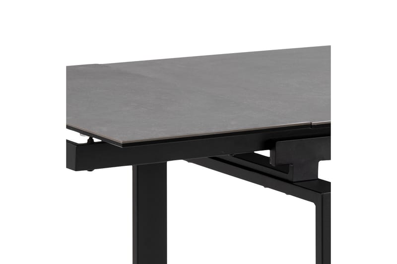 Lucksom Spisebord 240 cm - Glass/Svart/Matt Svart - Møbler - Bord - Spisebord & kjøkkenbord