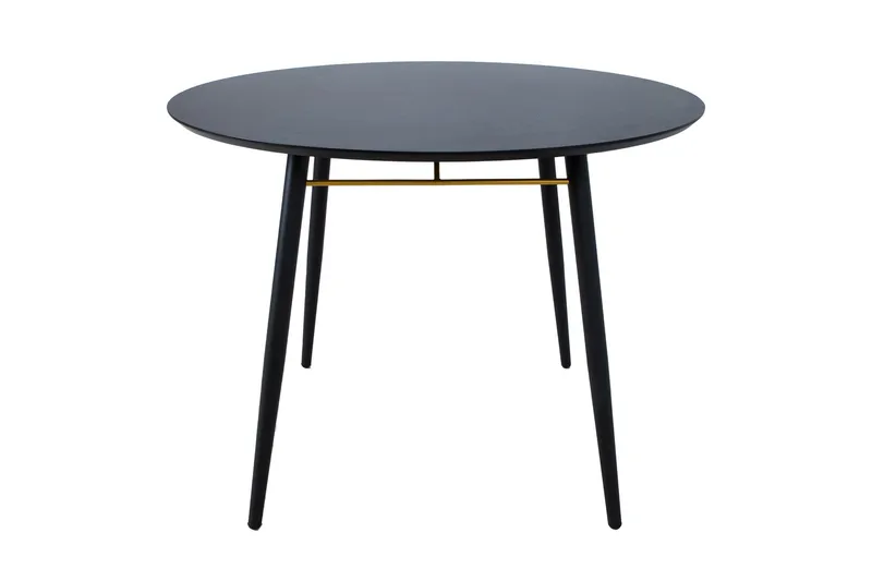 Luxemburg Matbord 100 cm Svart/Kopper Copper||Black, undefined