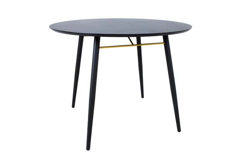 Luxemburg Matbord 100 cm Svart/Kopper NO_BRAND Copper||Black - Møbler - Bord - Spisebord & kjøkkenbord