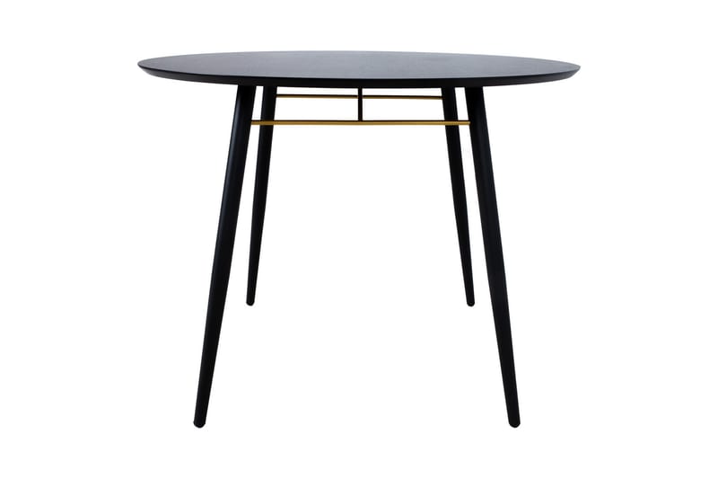 Luxemburg Matbord 100 cm Svart/Kopper NO_BRAND Copper||Black - Møbler - Bord - Spisebord & kjøkkenbord