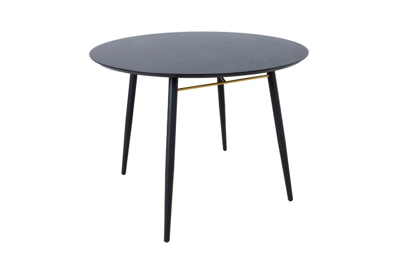 Luxemburg Matbord 100 cm Svart/Kopper NO_BRAND Copper||Black - Møbler - Bord - Spisebord & kjøkkenbord