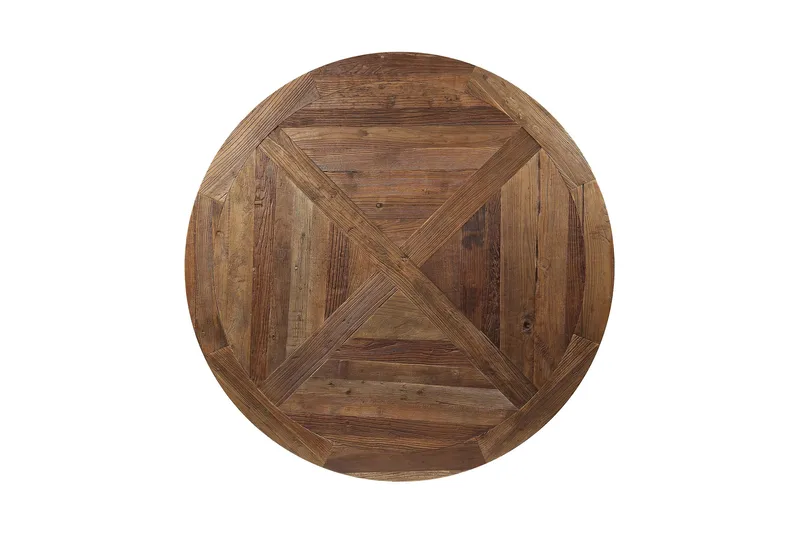 Lyon Vintage Rundt Spisebord 150 cm for 6 personer - Vintage / Alm / Tre - Møbler - Bord - Spisebord & kjøkkenbord