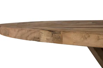 Lyon Vintage Rundt Spisebord 150 cm i Gjenvunnet Furu for 6 Personer - Brun - Møbler - Bord - Spisebord & kjøkkenbord