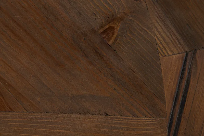 Lyon Vintage Spisebord 120 cm Rund - Natur/Hvit - Møbler - Bord - Spisebord & kjøkkenbord