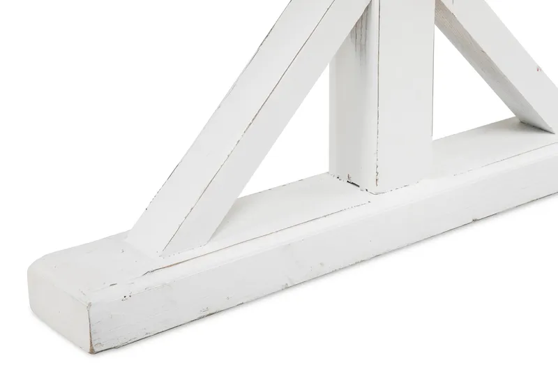 Lyon Vintage Spisebord 200 cm Utvidbart - Natur / Hvit - Møbler - Bord - Spisebord & kjøkkenbord