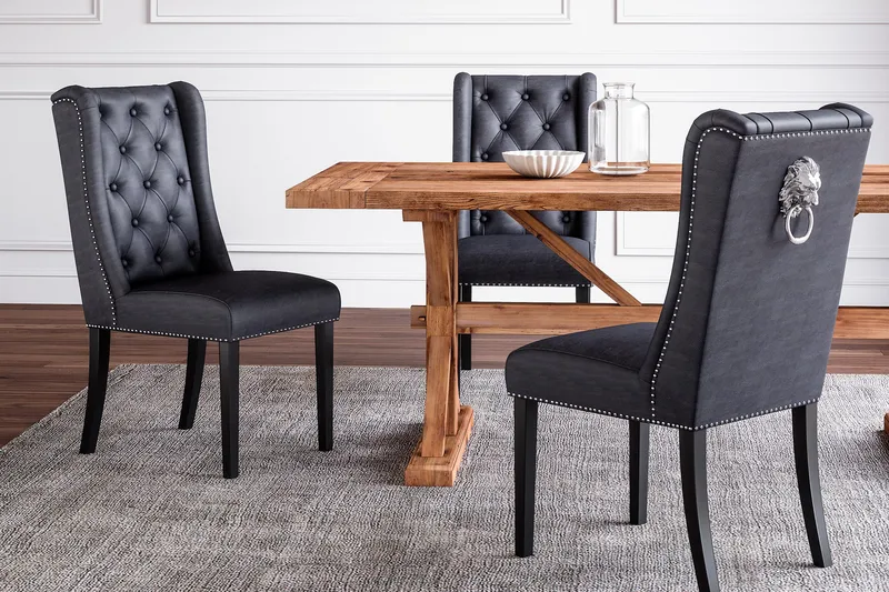 Lyon Vintage Spisebord 200x100 cm - Vintage Natur - Møbler - Bord - Spisebord & kjøkkenbord