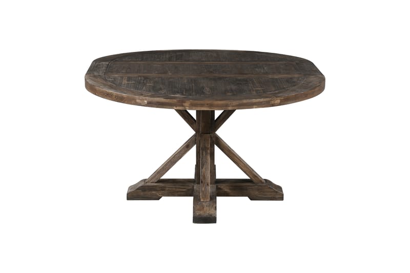 Lyon Premium Forlengningsbart Spisebord 160 cm Ovalt - Natur - Spisebord & kjøkkenbord