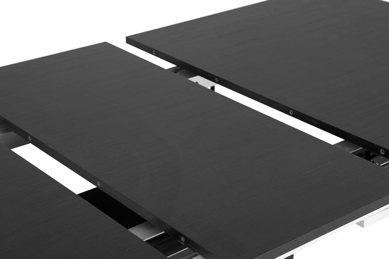 Macahan Forlengningsbart Spisebord 140 cm - Svart/Hvit - Spisebord & kjøkkenbord