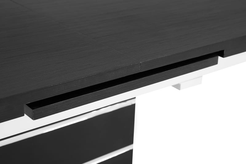 Macahan Forlengningsbart Spisebord 140 cm - Svart/Hvit - Spisebord & kjøkkenbord