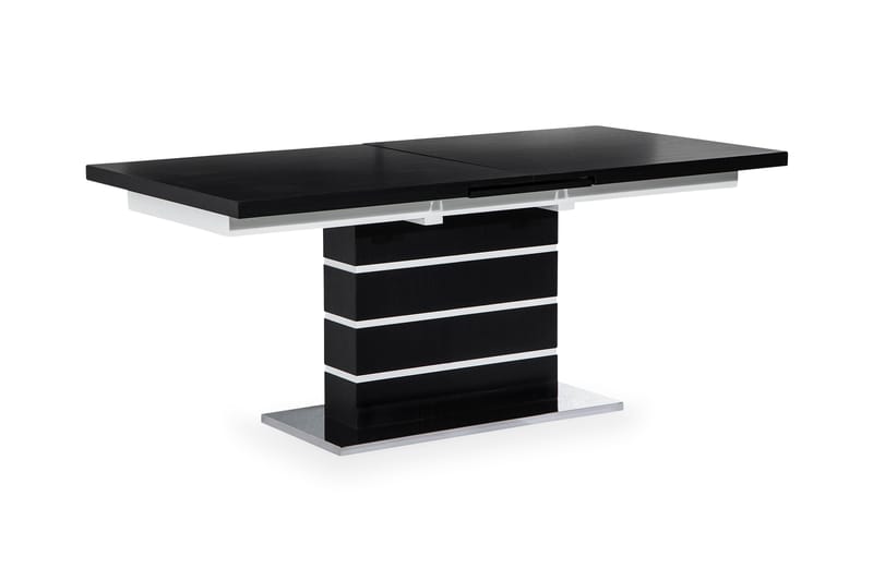 Macahan Forlengningsbart Spisebord 180 cm - Svart/Hvit - Møbler - Bord - Spisebord & kjøkkenbord