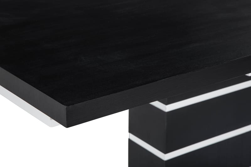 Macahan Forlengningsbart Spisebord 180 cm - Svart/Hvit - Møbler - Bord - Spisebord & kjøkkenbord