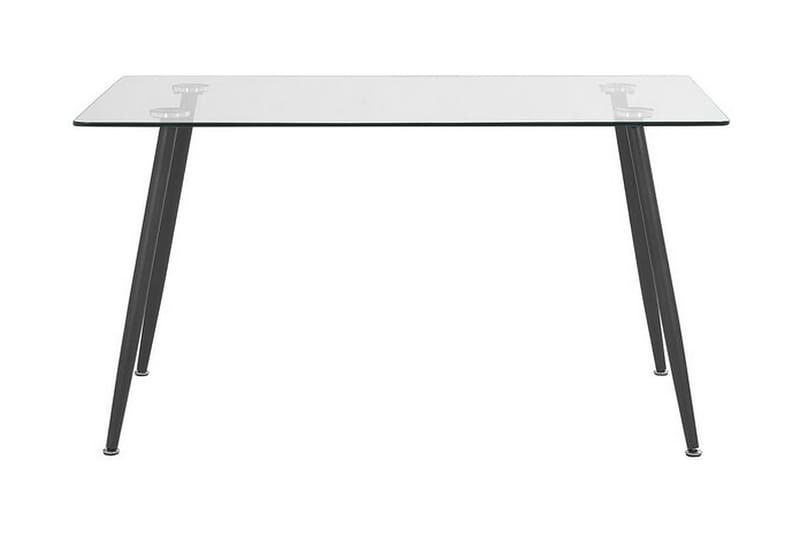 Maceys Spisebord 140 cm - Glass/Svart - Møbler - Bord - Spisebord & kjøkkenbord