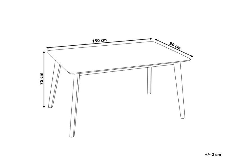 Mado Spisebord 150 cm - Tre / Natur - Møbler - Bord - Spisebord & kjøkkenbord