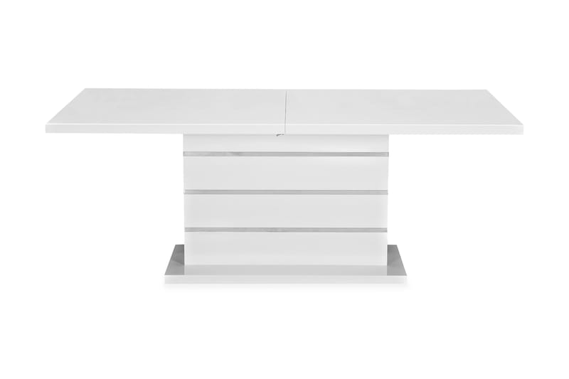 Malibu Forlengningsbart Spisebord 200 cm - Hvit - Møbler - Bord - Spisebord & kjøkkenbord