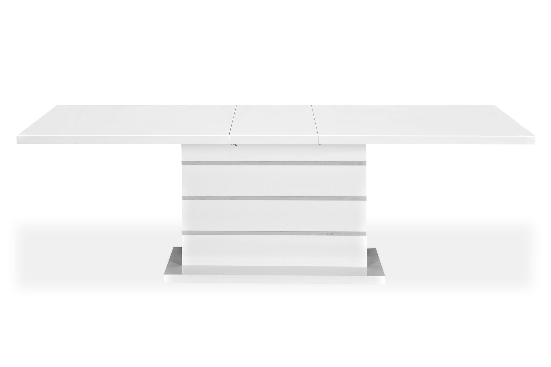 Malibu Forlengningsbart Spisebord 200 cm - Hvit - Møbler - Bord - Spisebord & kjøkkenbord