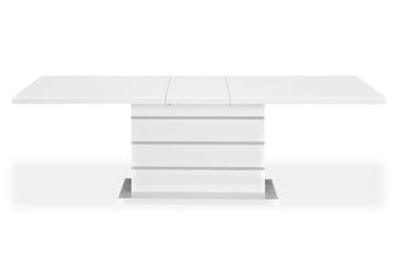 Malibu Forlengningsbart Spisebord 200 cm - Hvit - Møbler - Bord - Spisebord & kjøkkenbord