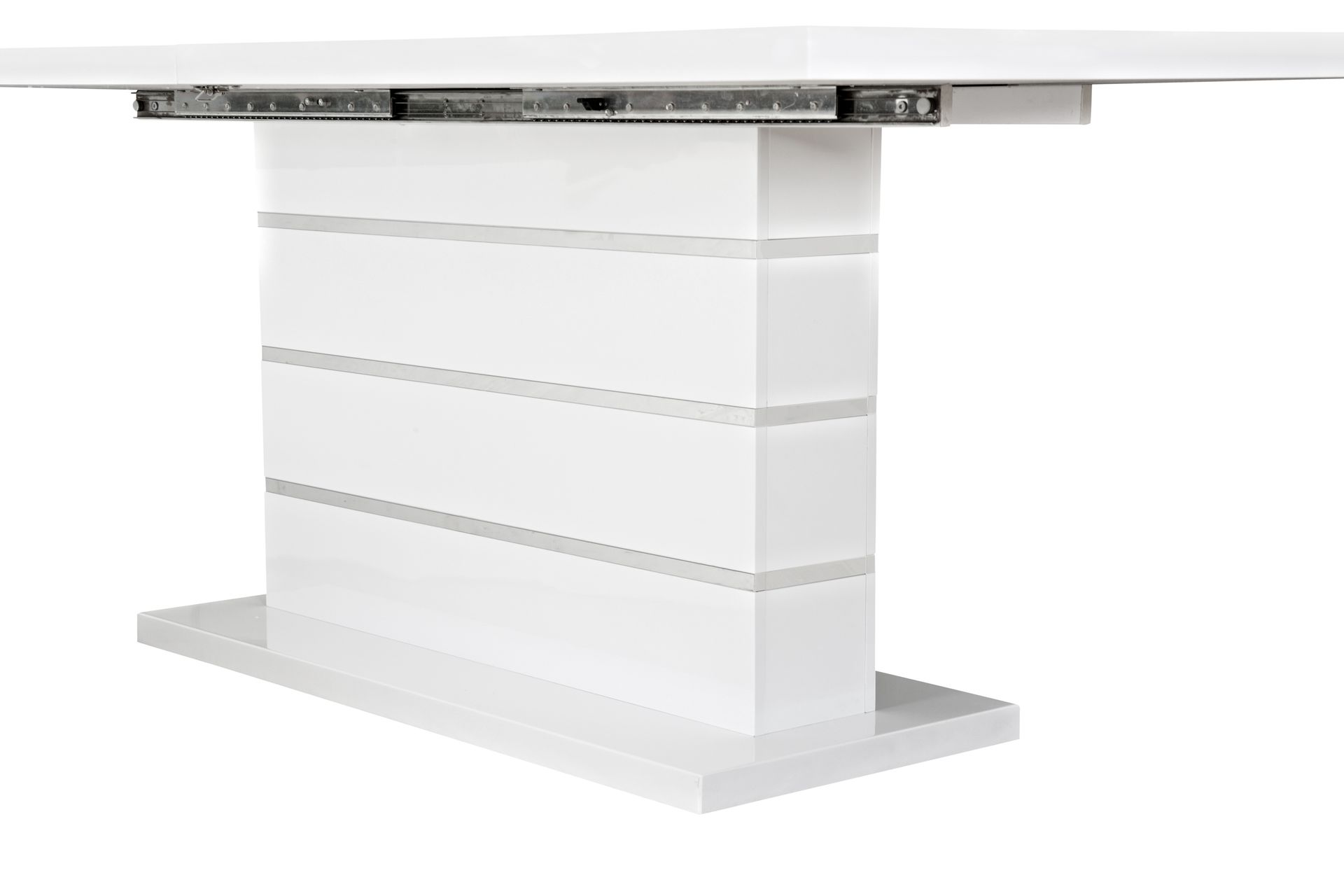 Malibu Forlengningsbart Spisebord 200 cm - Hvit - Møbler - Bord - Spisebord & kjøkkenbord