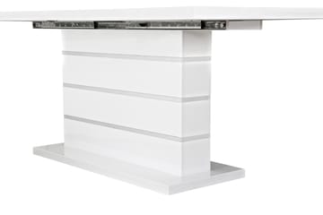 Malibu Forlengningsbart Spisebord 200 cm - Hvit - Møbler - Bord - Spisebord & kjøkkenbord