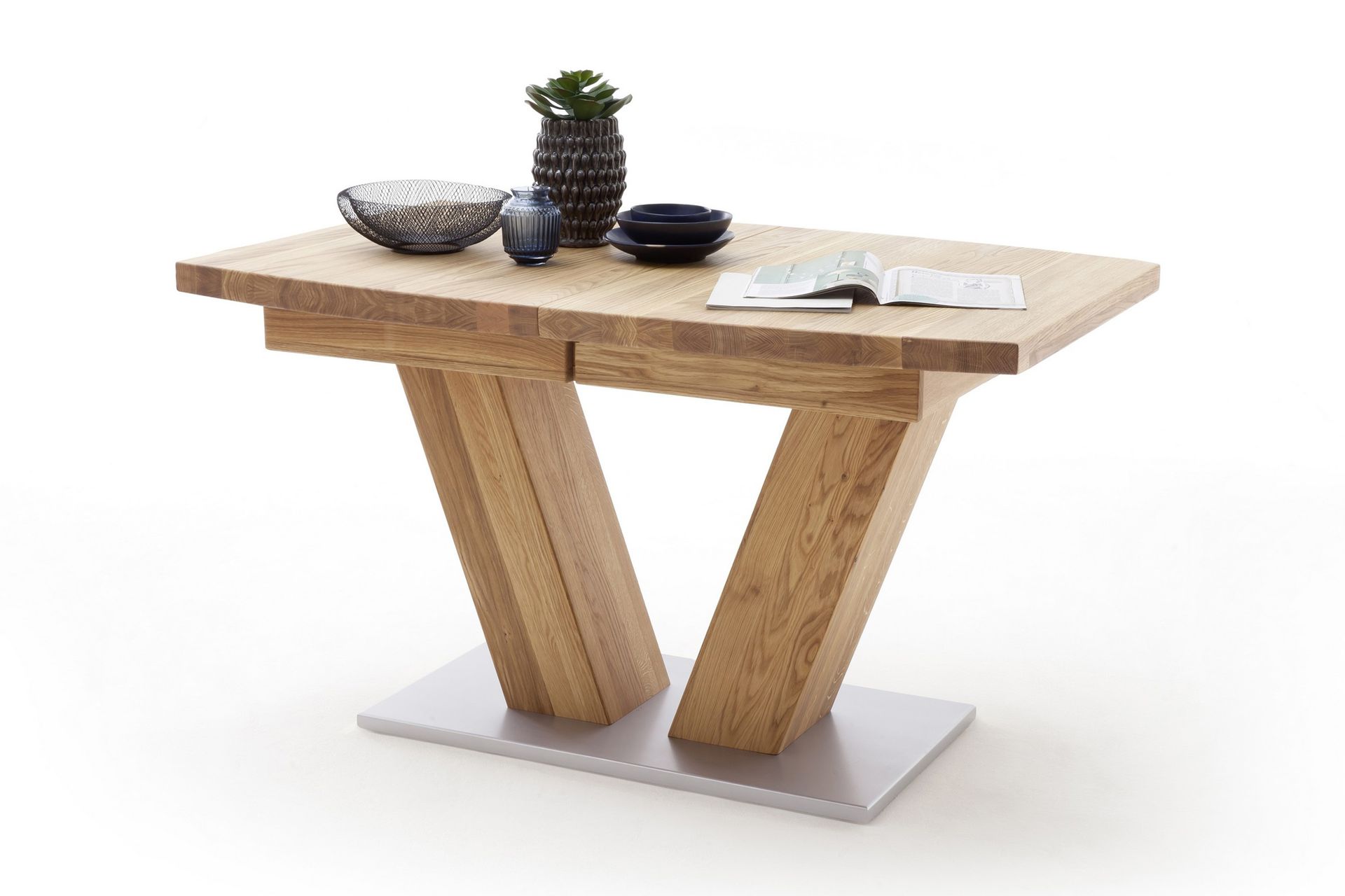 Managua Forlengningsbart Spisebord 180 cm - Tre/Natur - Møbler - Bord - Spisebord & kjøkkenbord