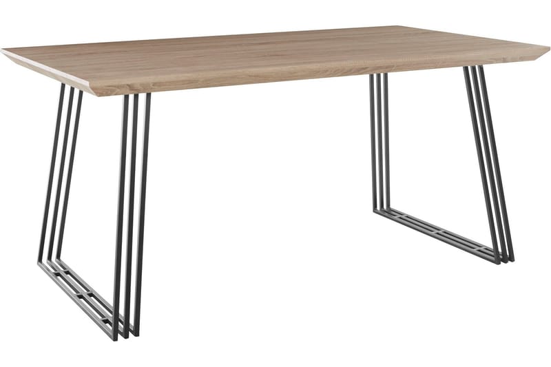 Maramo Spisebord 160 cm - Natur/Svart - Spisebord & kjøkkenbord