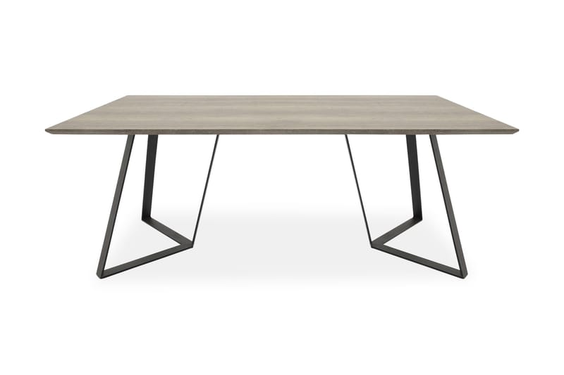 Marina Spisebord 180 cm, Grå/Svart