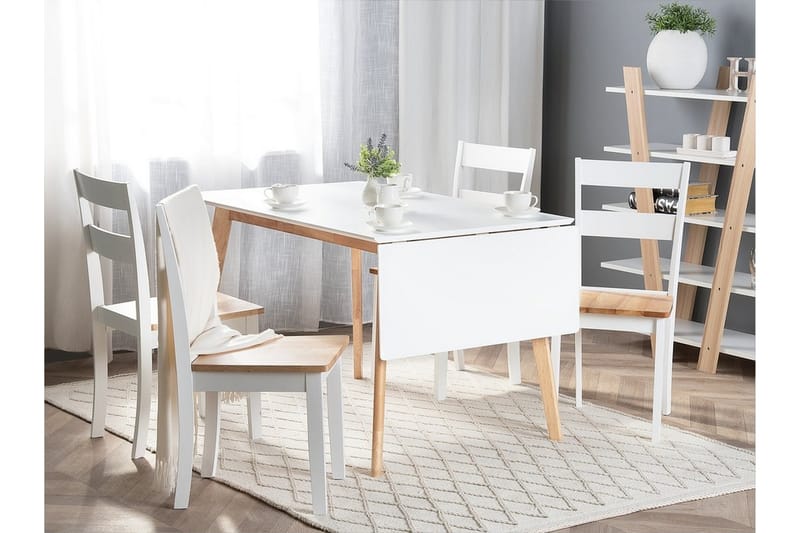Medio Spisebord 155 cm - Hvit - Møbler - Bord - Spisebord & kjøkkenbord